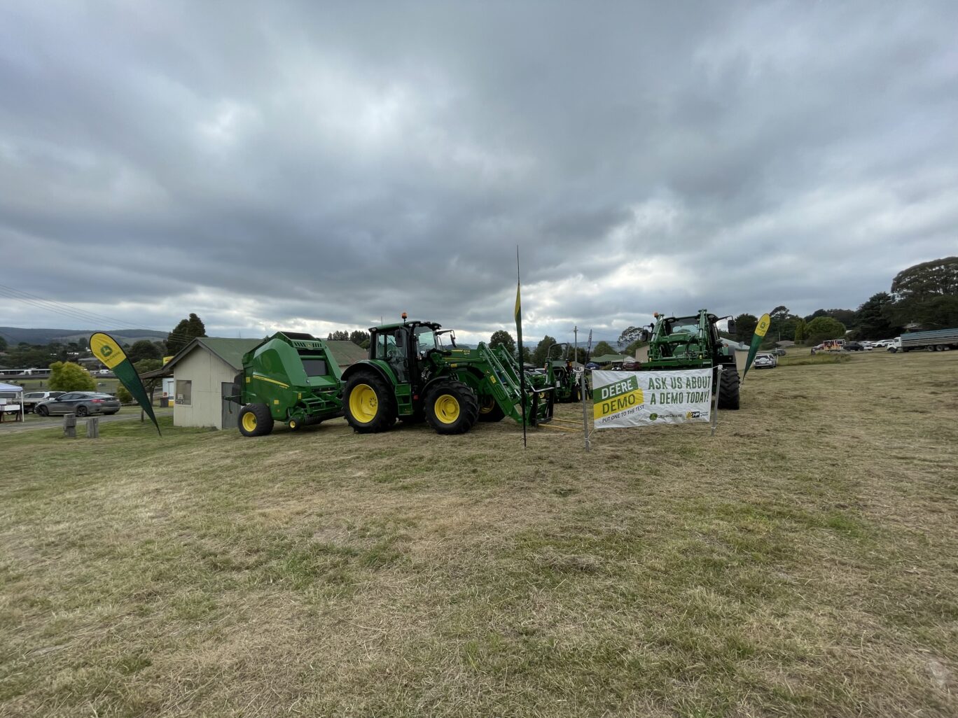 H&P John Deere Orange branch feature at the Oberon Ag Show 2024